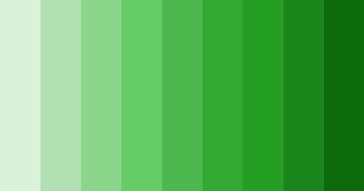 Download emerald serenity color palette PNG image (landscape)