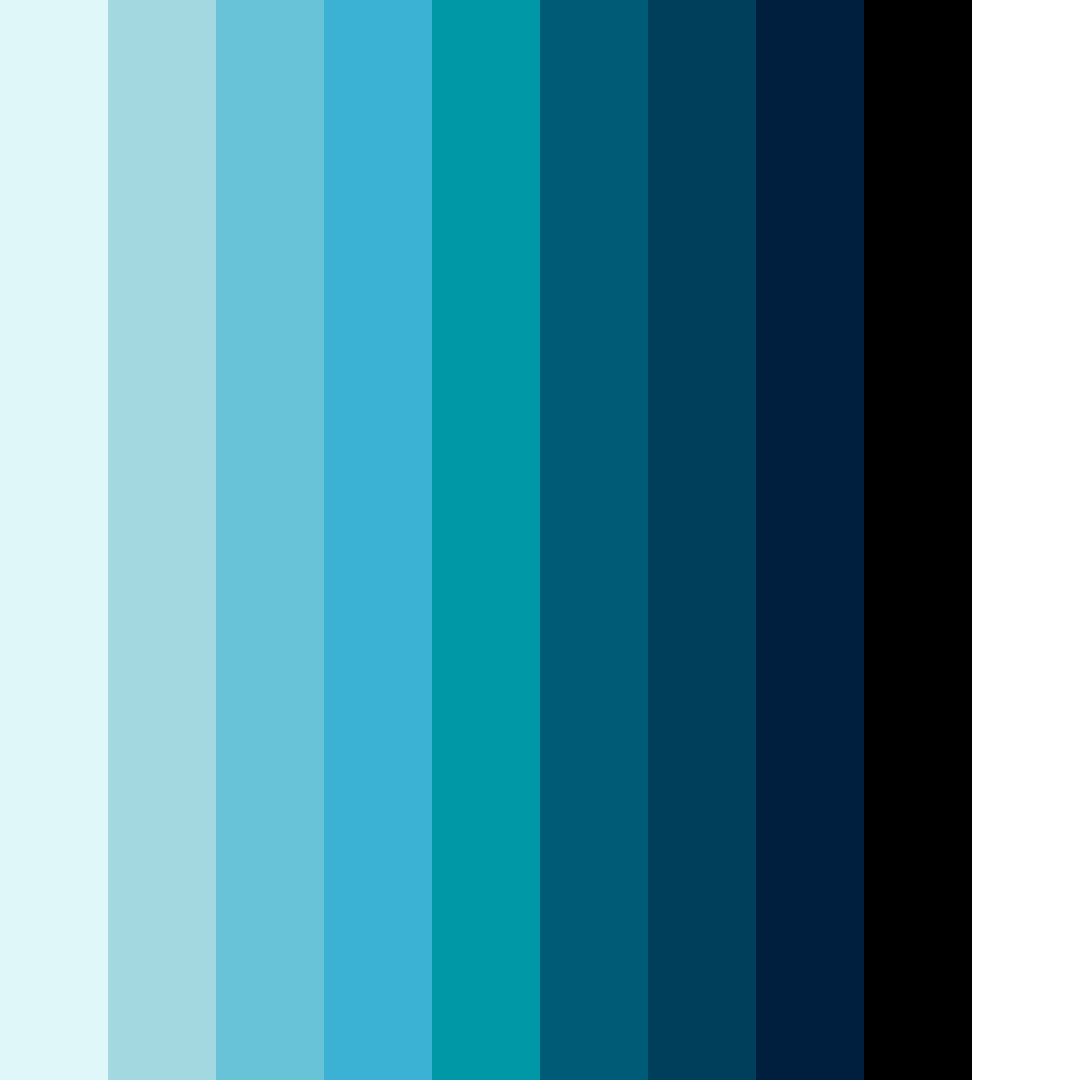 Download blue bloods color palette PNG image (square)