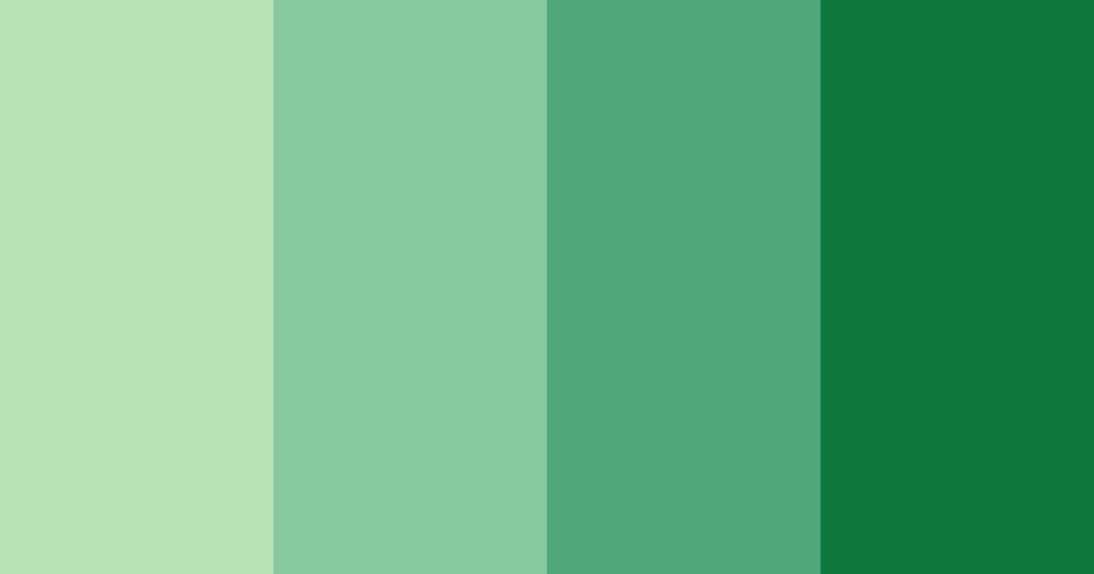 Download green oasis color palette PNG image (landscape)
