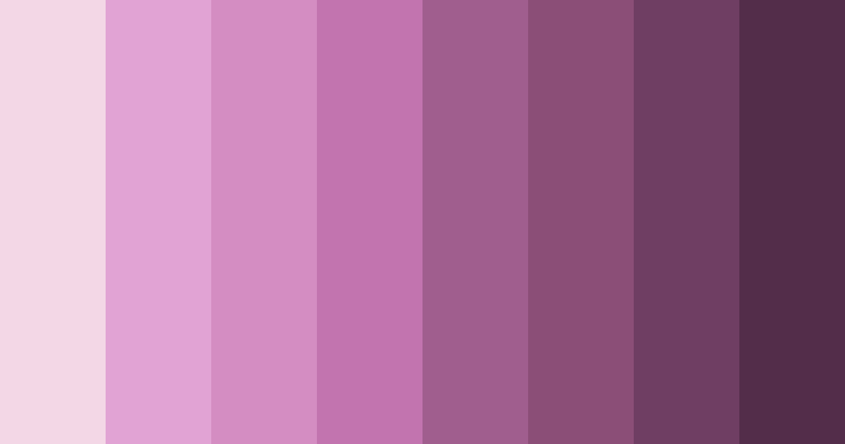 Download whimsical orchid dream color palette PNG image (landscape)