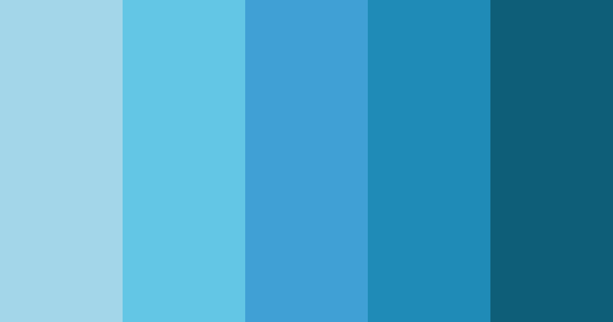 Download aqua spectrum color palette PNG image (landscape)