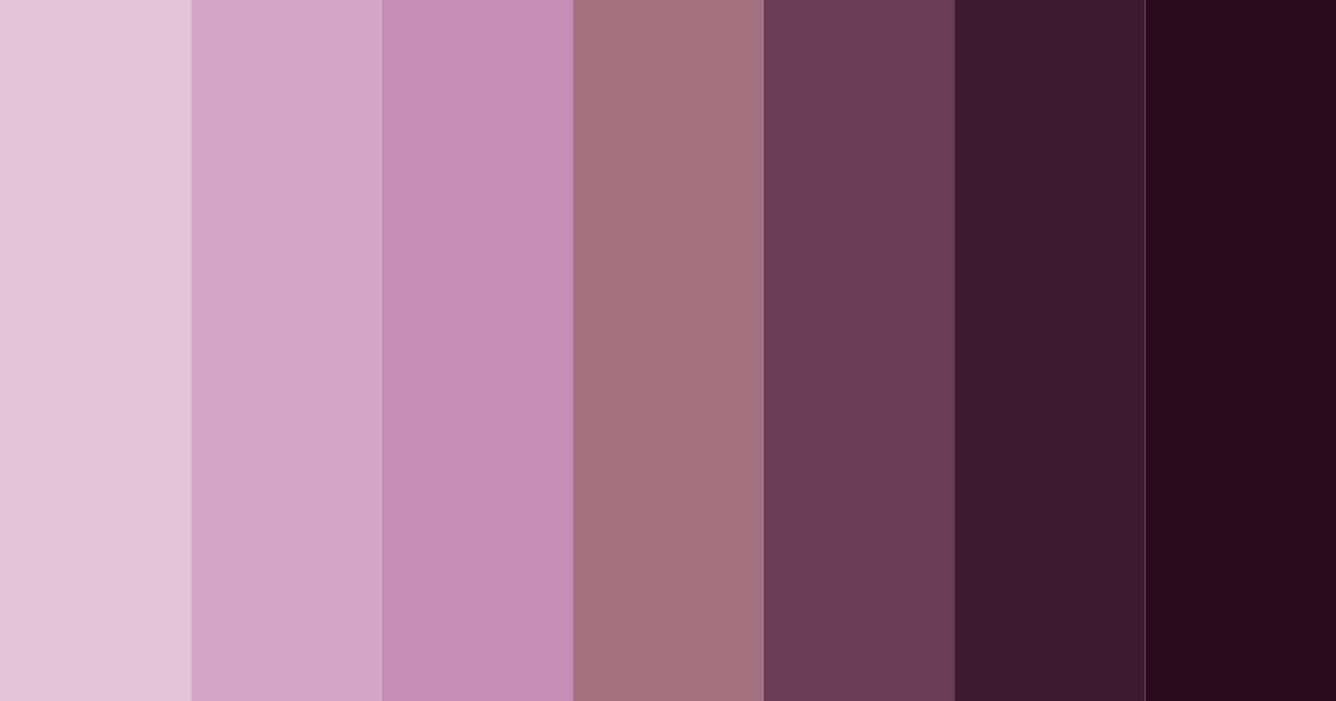 Download aubergine elegance color palette PNG image (landscape)