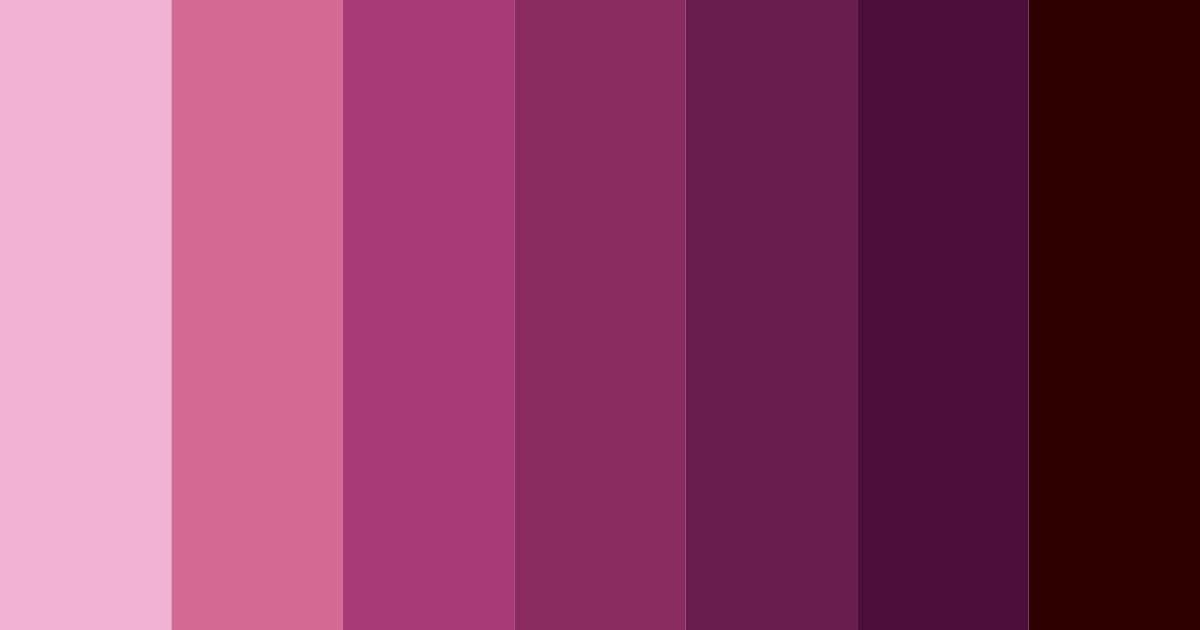 Download reddish violet hues color palette PNG image (landscape)