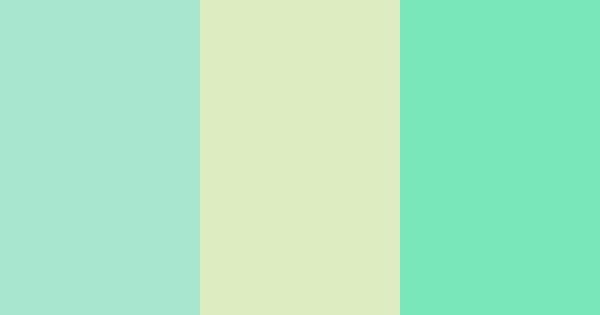 Download light green serenity color palette PNG image (landscape)