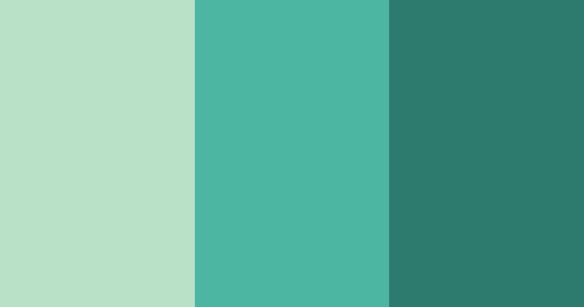 Download green serenity color palette PNG image (landscape)