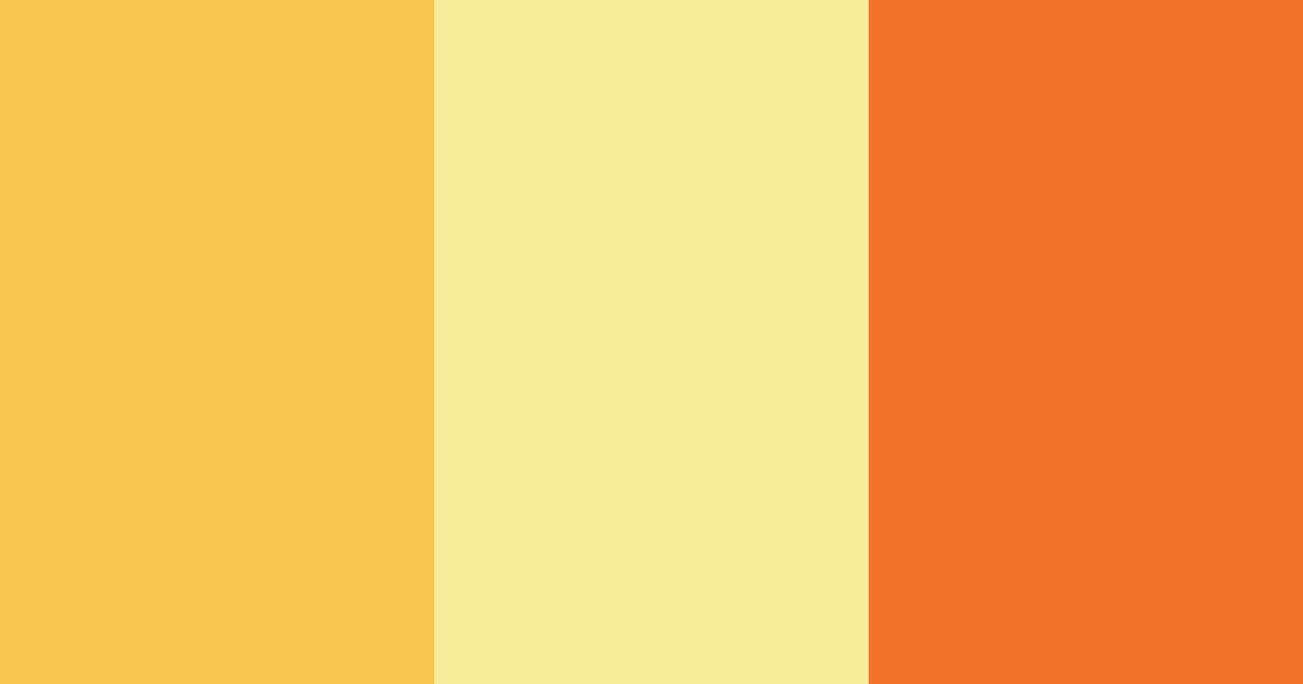Download orange sunshine color palette PNG image (landscape)