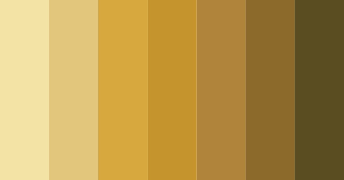 Download golden harvest color palette PNG image (landscape)