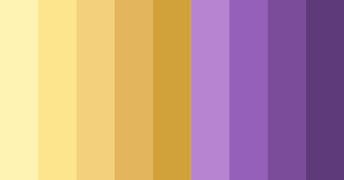Download lavender sunbeam color palette PNG image (landscape)