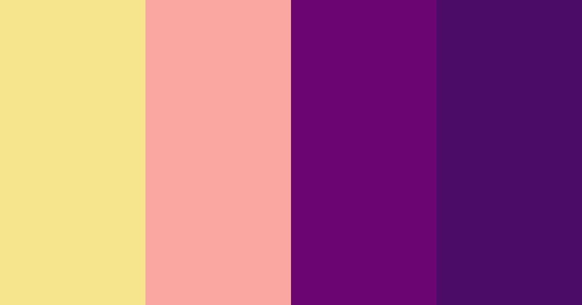 Download yellow and purple dream color palette PNG image (landscape)