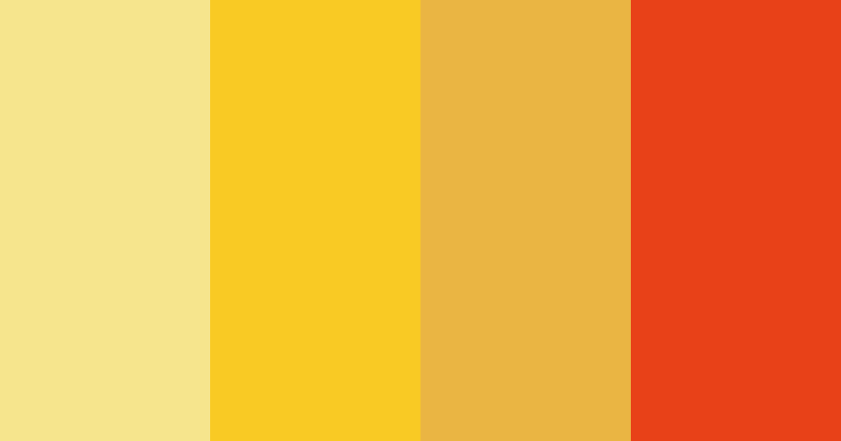 Download sunset citrus symphony color palette PNG image (landscape)