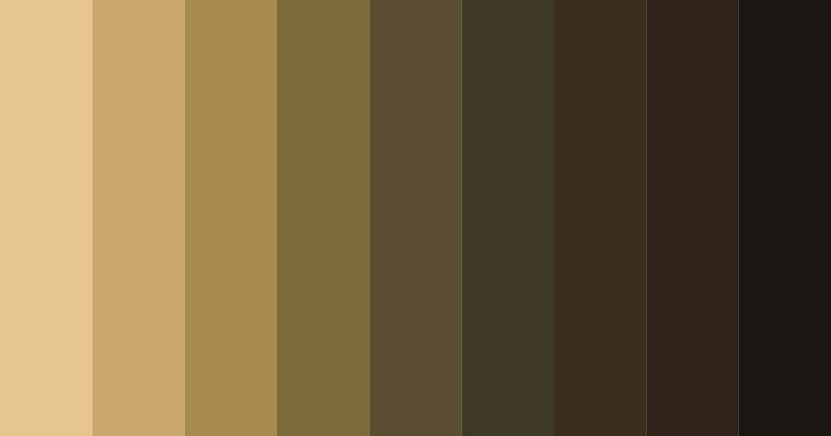 Download amber and sage earth color palette PNG image (landscape)