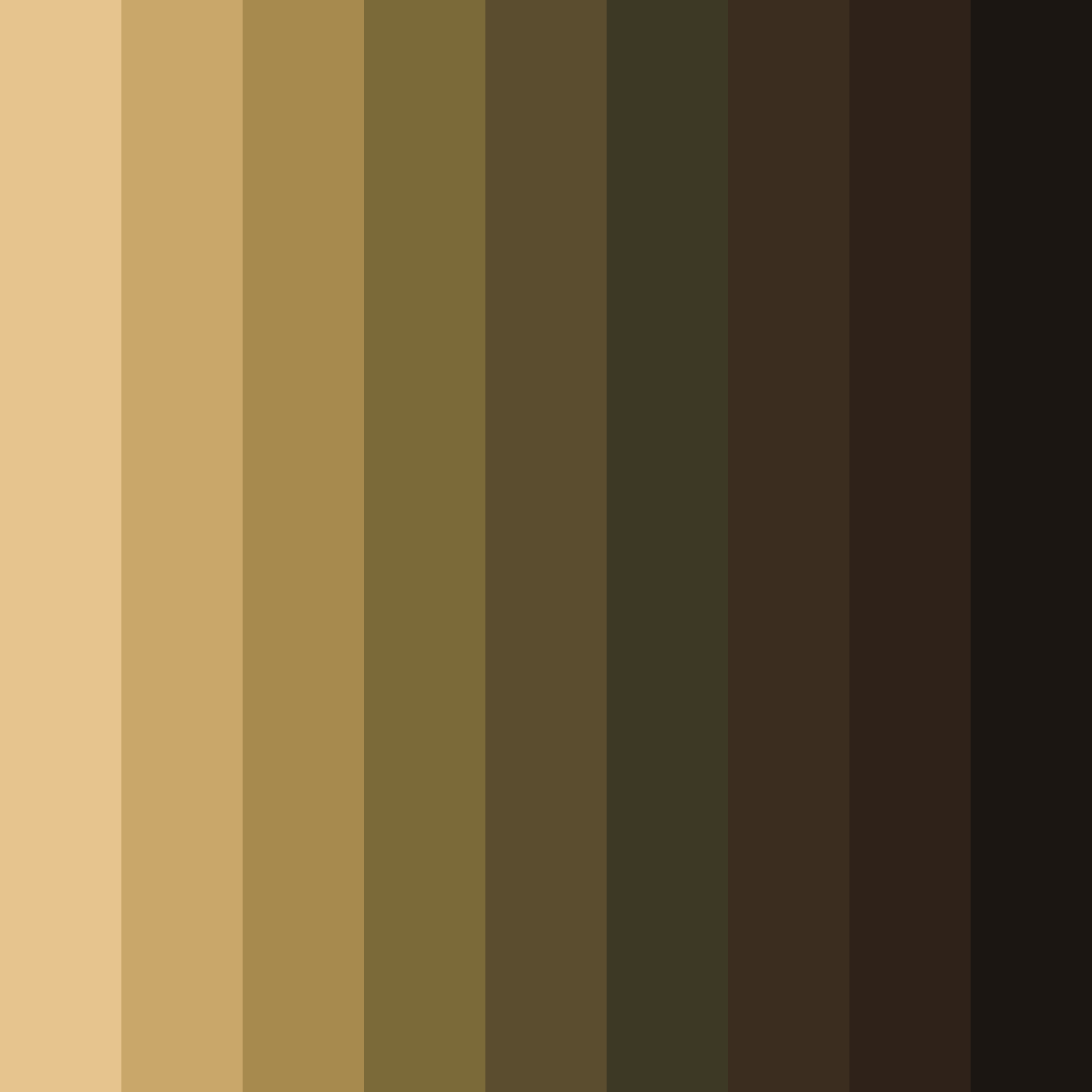 Download amber and sage earth color palette PNG image (square)