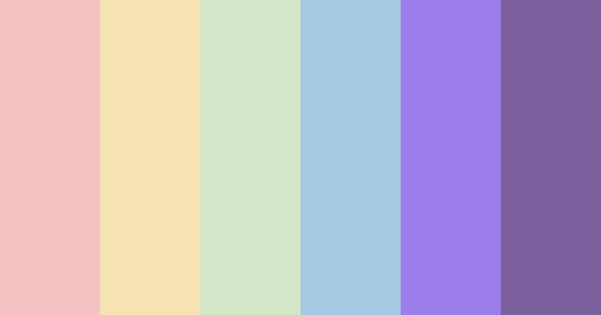Download pastel shades of blue color palette PNG image (landscape)