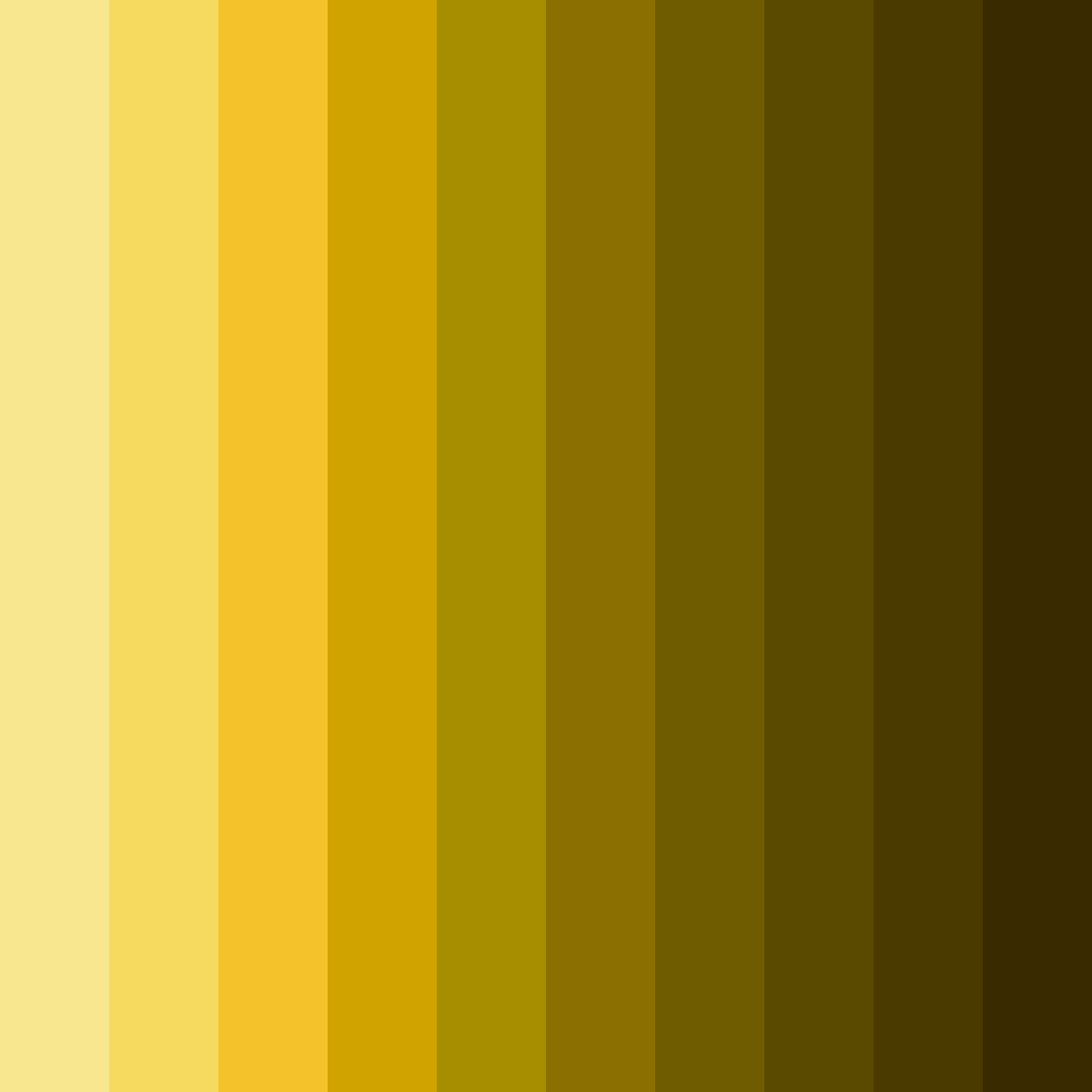 Download mustard shades color palette PNG image (square)