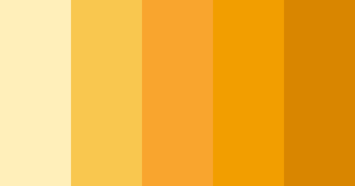 Download golden sunrise color palette PNG image (landscape)