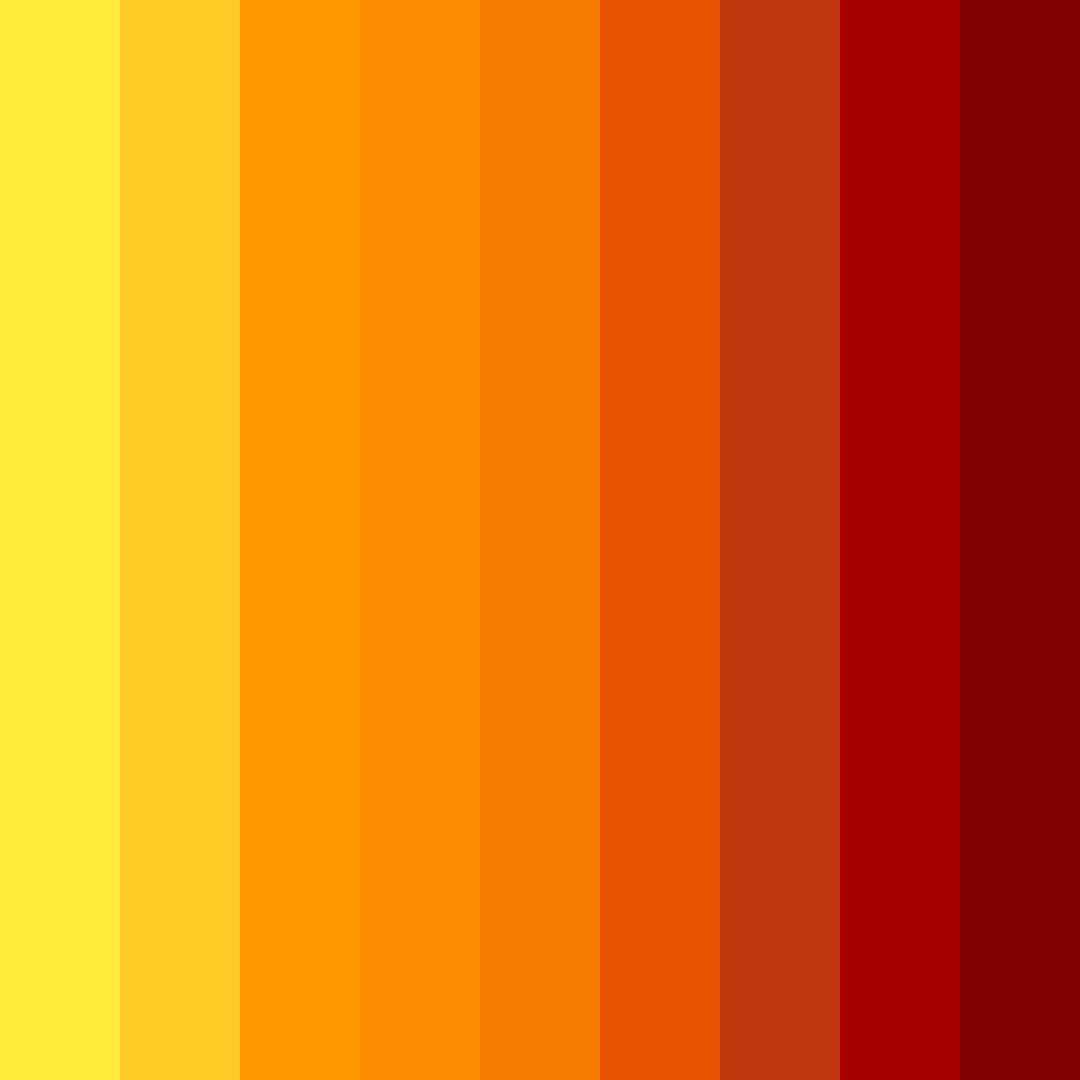 Download sunset fiesta color palette PNG image (square)