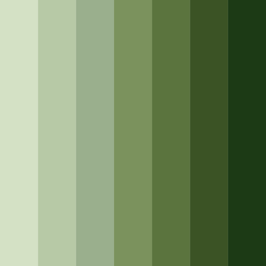 Download enchanted forest whisper color palette PNG image (square)
