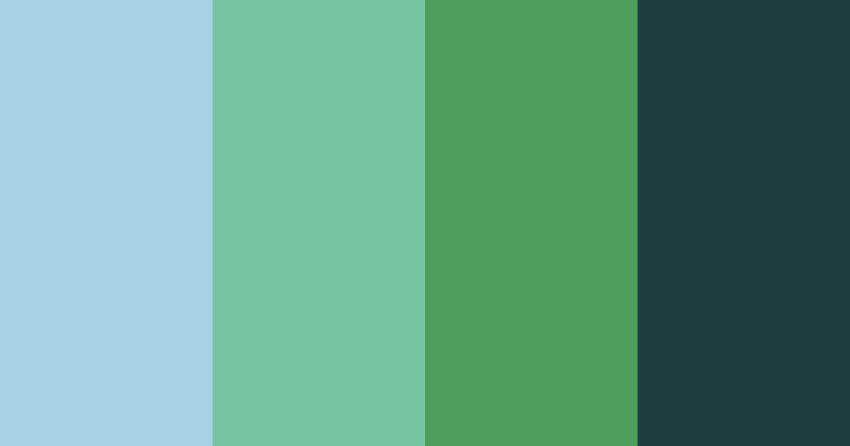 Download tranquil forest symphony color palette PNG image (landscape)