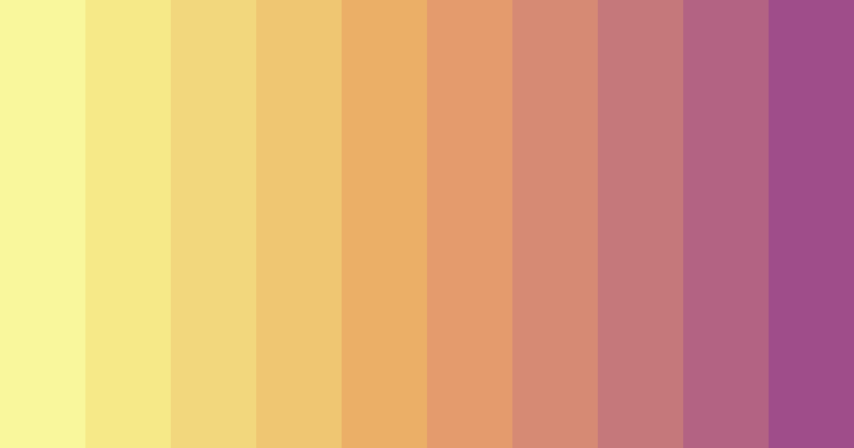 Download sunshine reverie color palette PNG image (landscape)