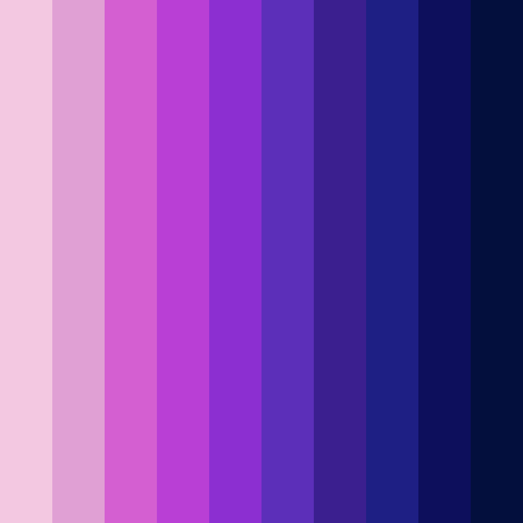 Download purple fantasy color palette PNG image (square)