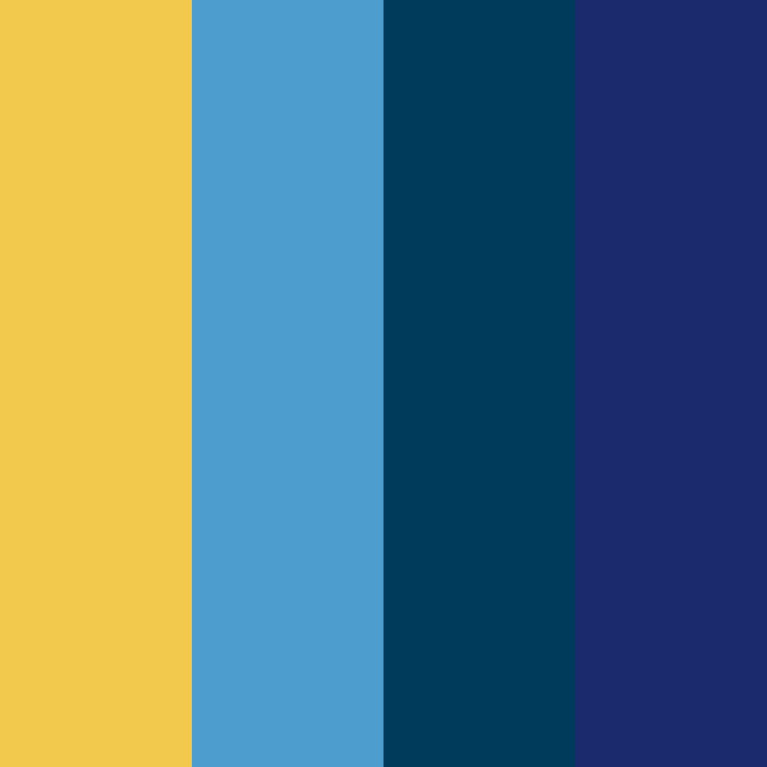 Download royal blue and gold color palette PNG image (square)