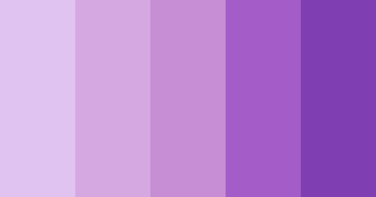 Download light cute purple color palette PNG image (landscape)