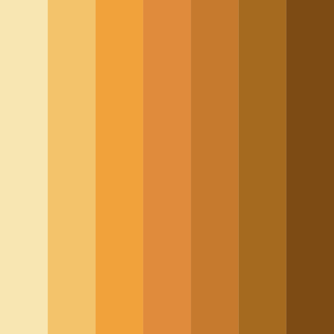 Download sunrise sands color palette PNG image (square)