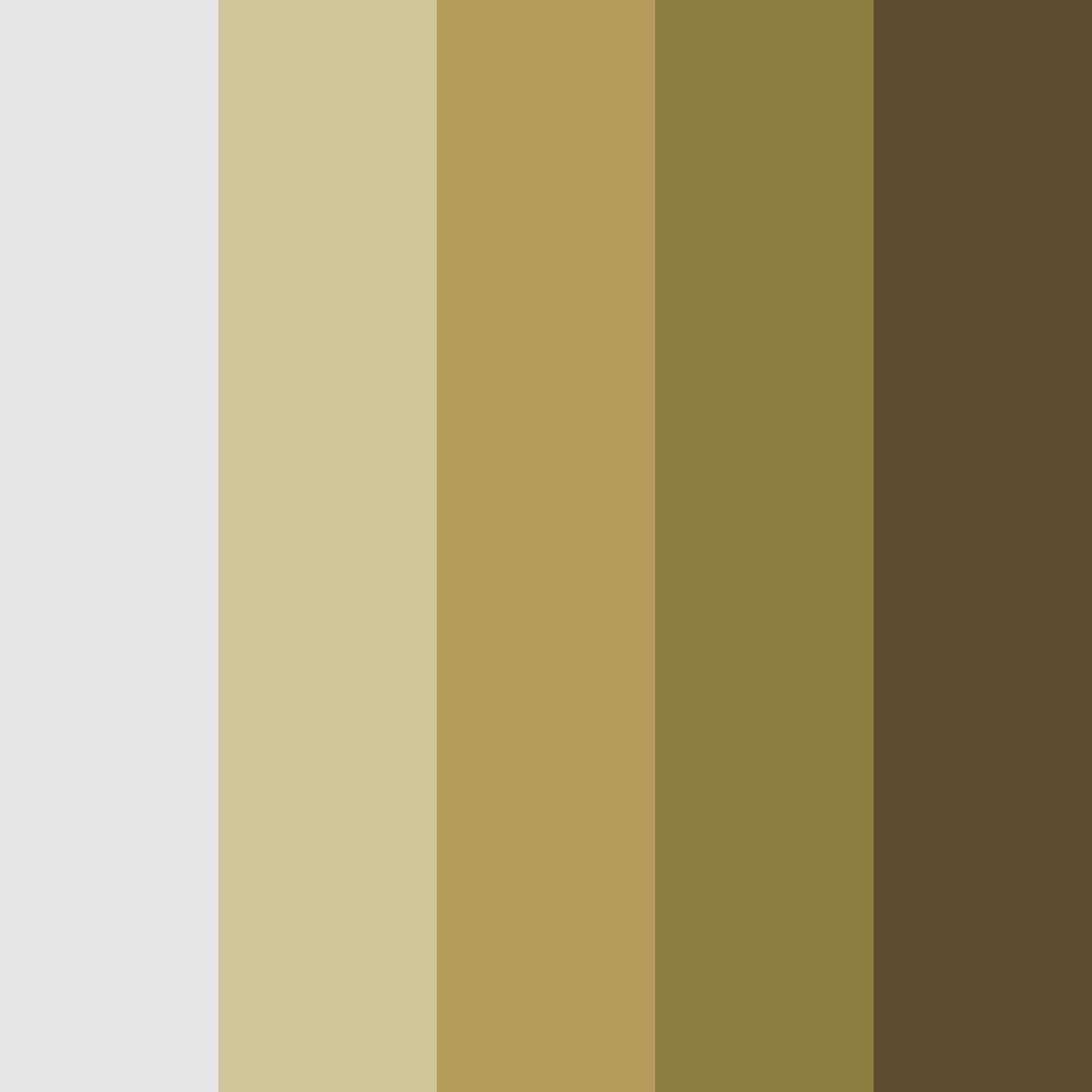 Download golden silver color palette PNG image (square)