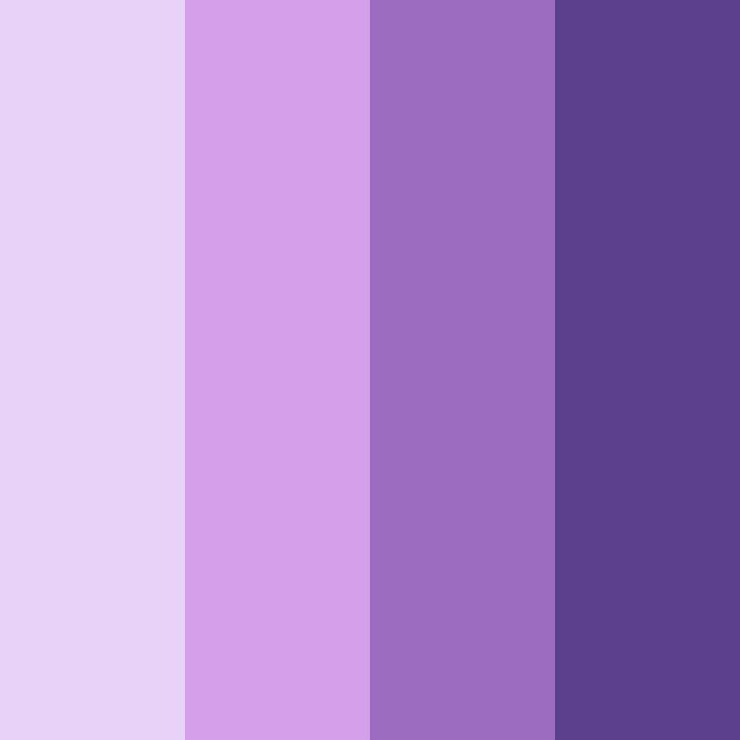 Download purple lily shades color palette PNG image (square)