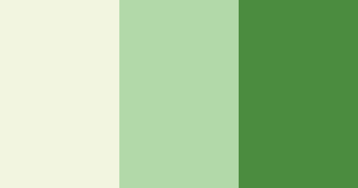 Download soft green cream color palette PNG image (landscape)