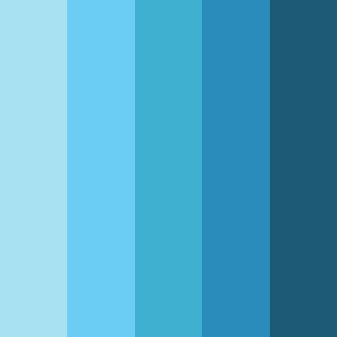 Download blue tech color palette PNG image (square)