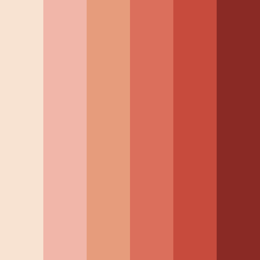 Download shades of pink color palette PNG image (square)