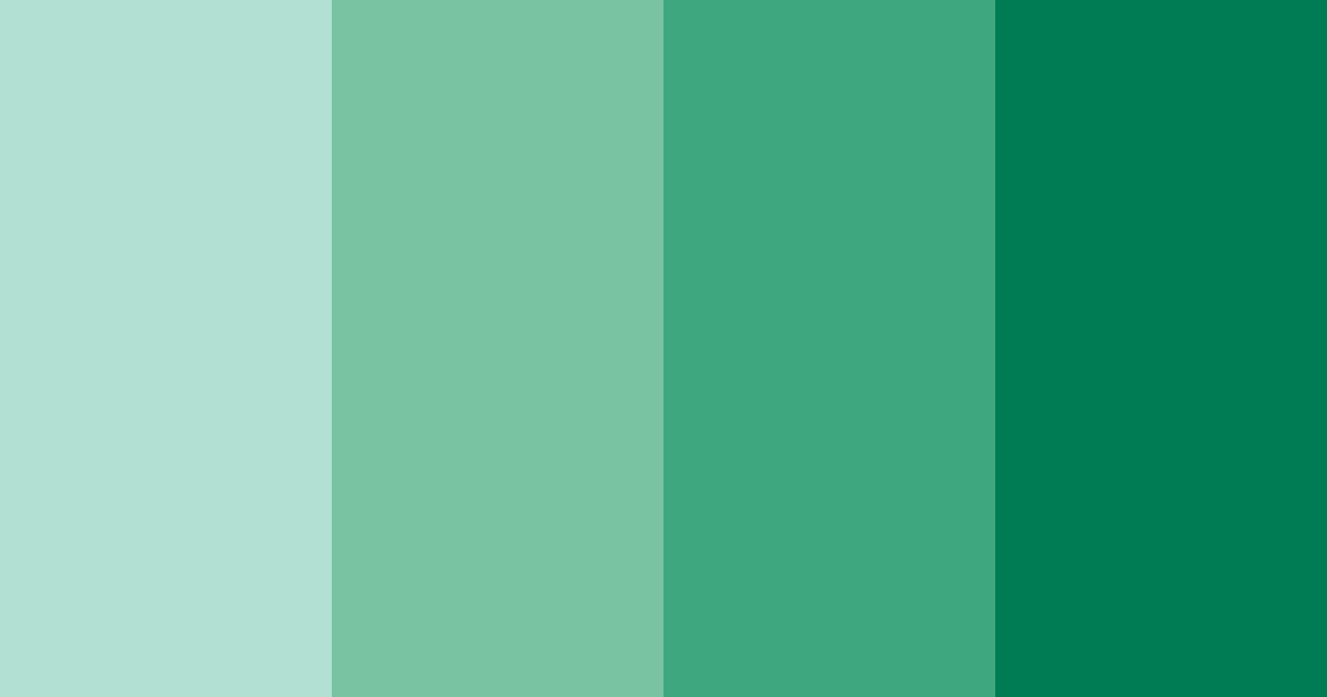 Download serenity in green color palette PNG image (landscape)