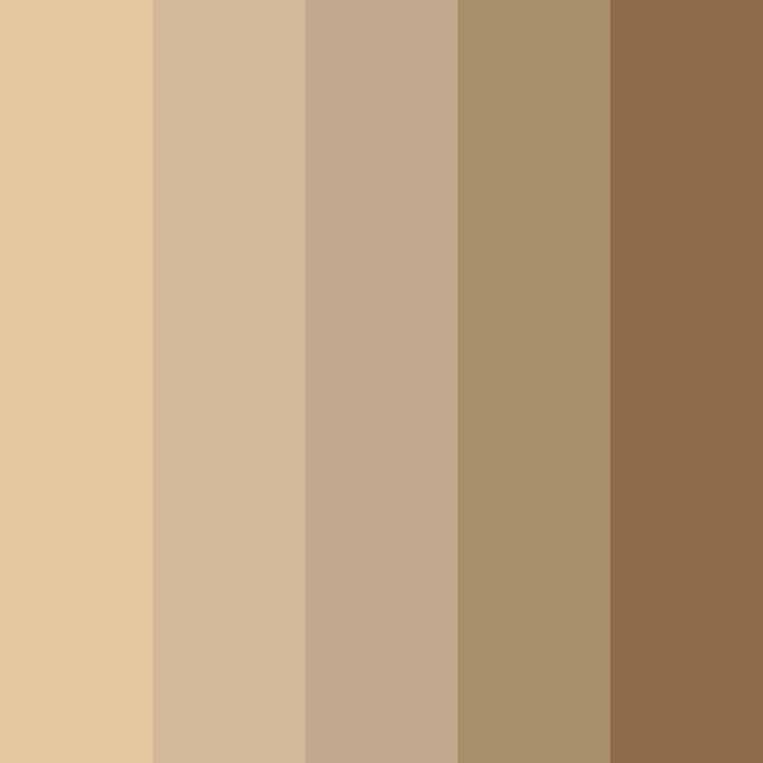 Download desert dune dreams color palette PNG image (square)