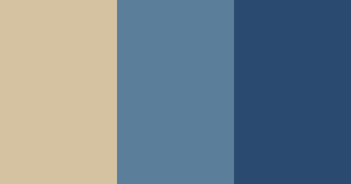Download tarot blue and gold color palette PNG image (landscape)