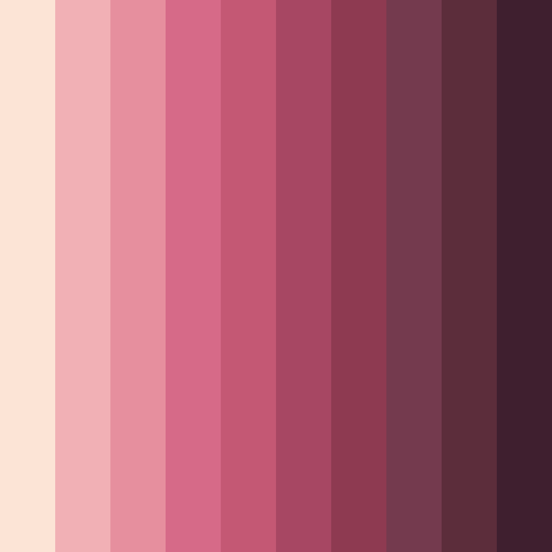 Download nurtured blossoms color palette PNG image (square)