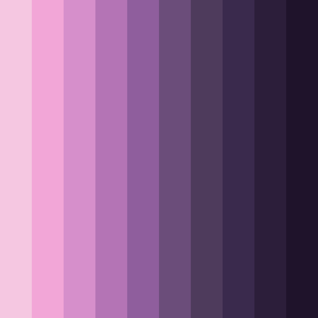 Download enchanted confectionery color palette PNG image (square)
