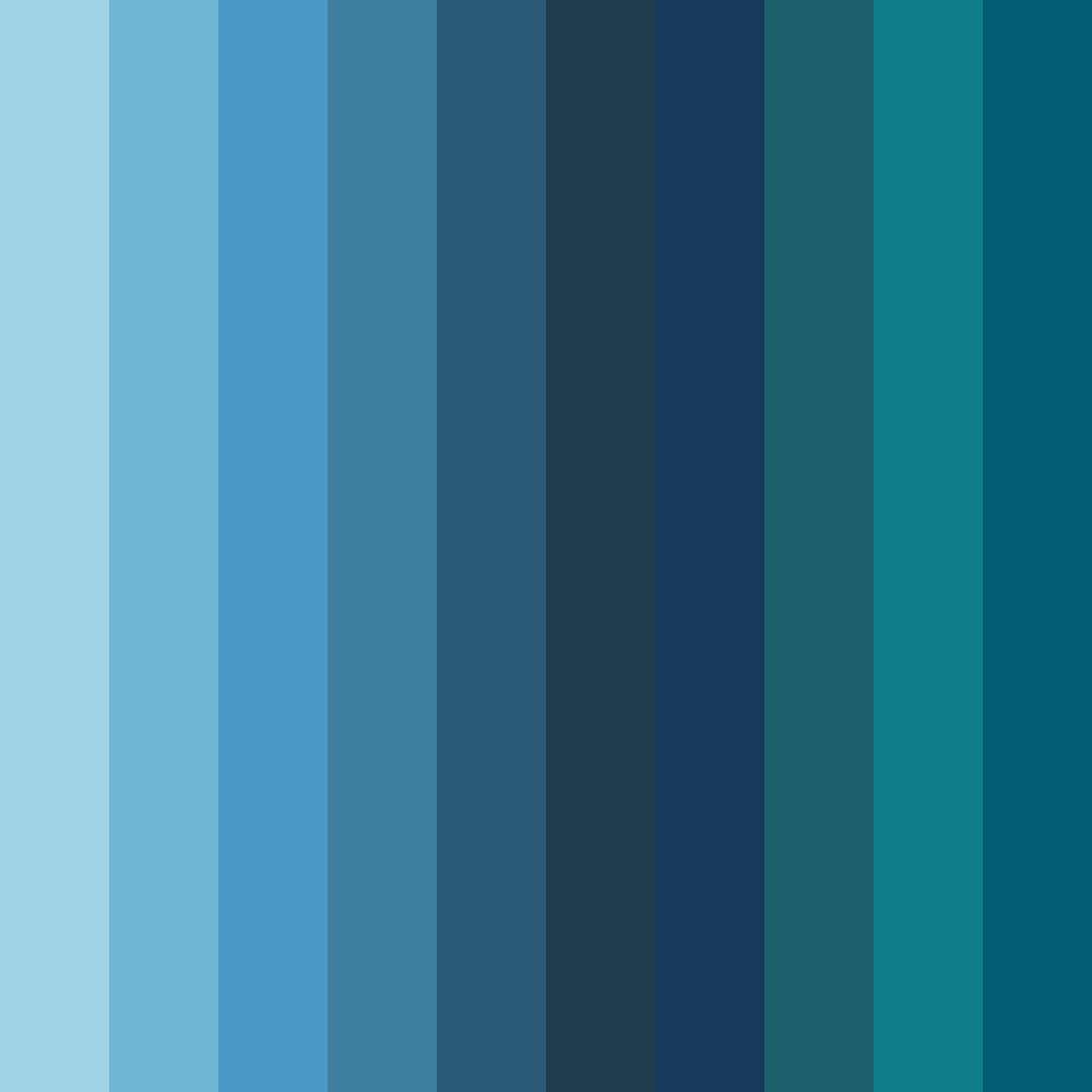 Download serene waterscape color palette PNG image (square)