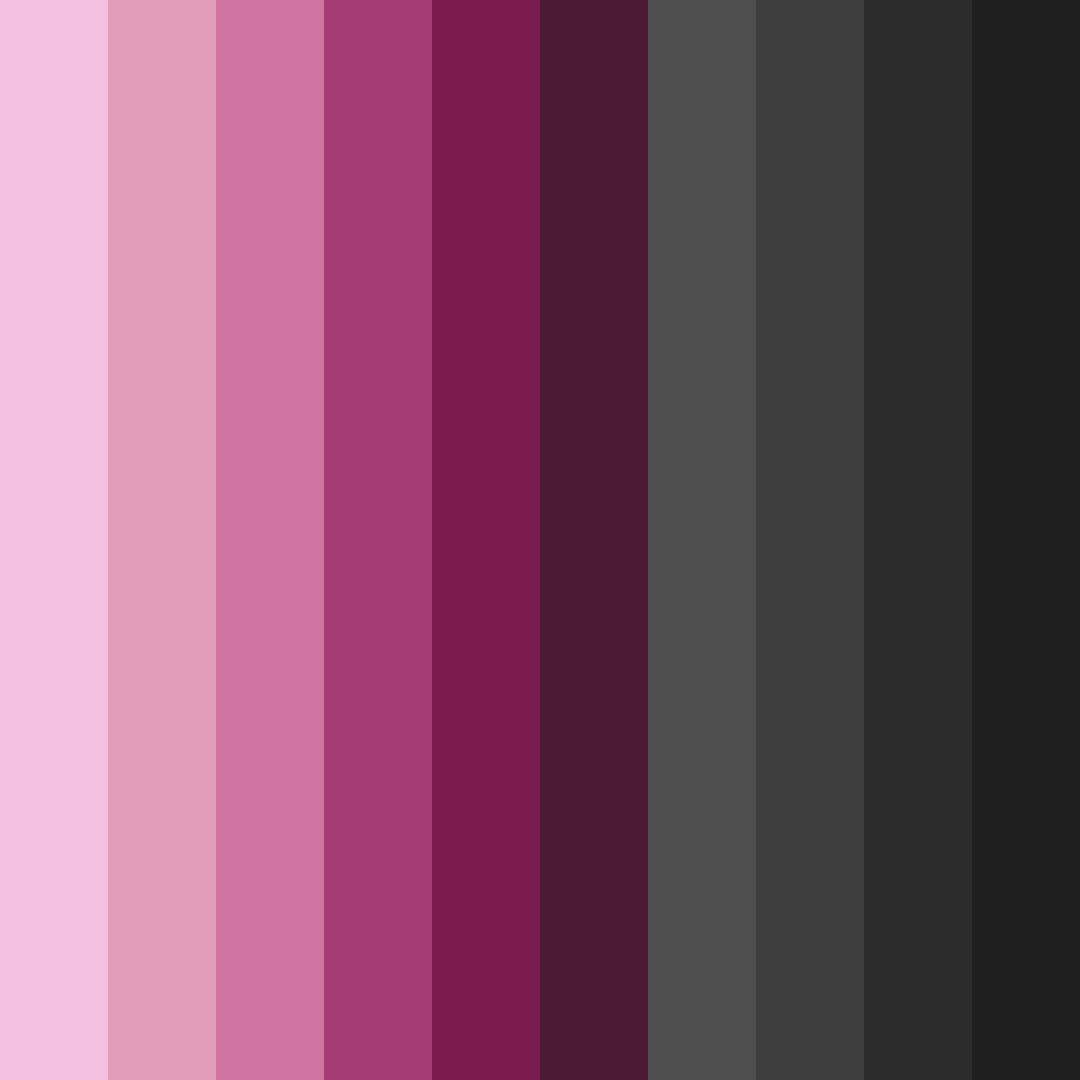 Download pink insanity color palette PNG image (square)