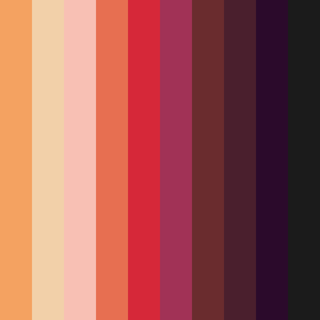 Download crimson insanity color palette PNG image (square)