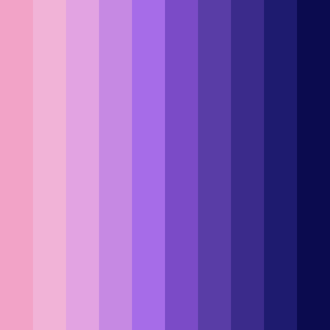 Download euphoria's descent color palette PNG image (square)