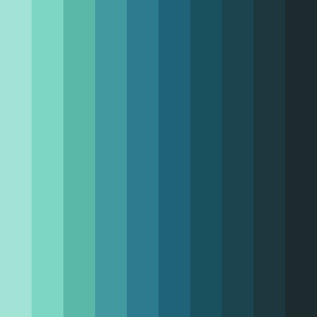 Download teal oasis color palette PNG image (square)