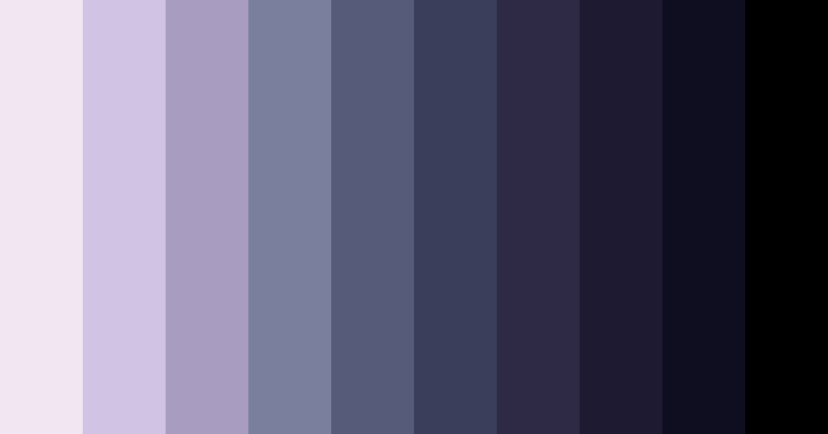 Download midnight in montmartre color palette PNG image (landscape)