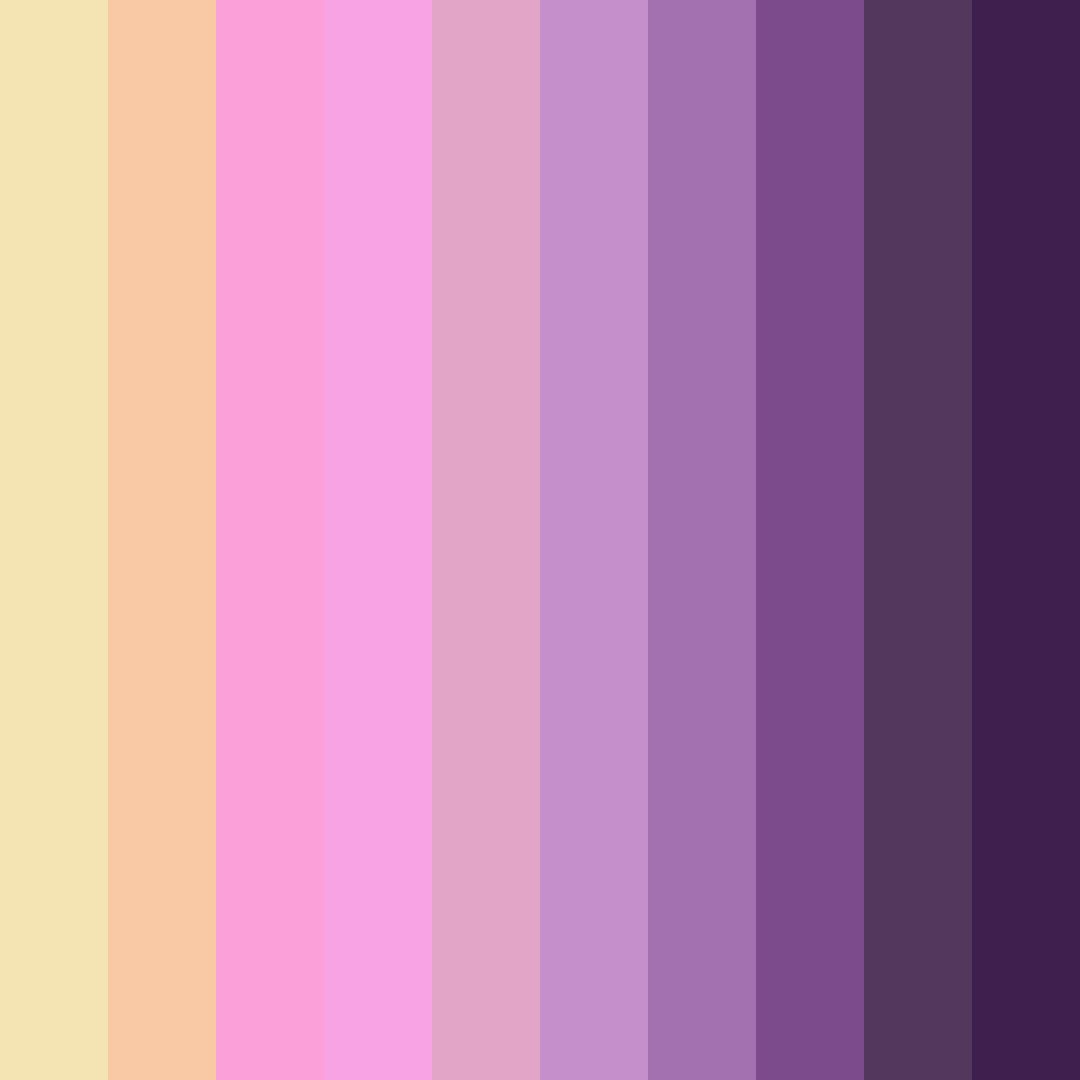 Download pink disneyland color palette PNG image (square)