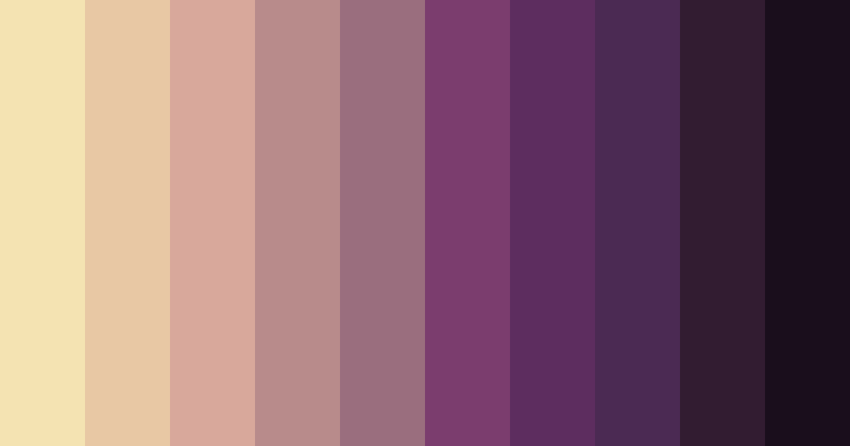 Download macabre melodies color palette PNG image (landscape)