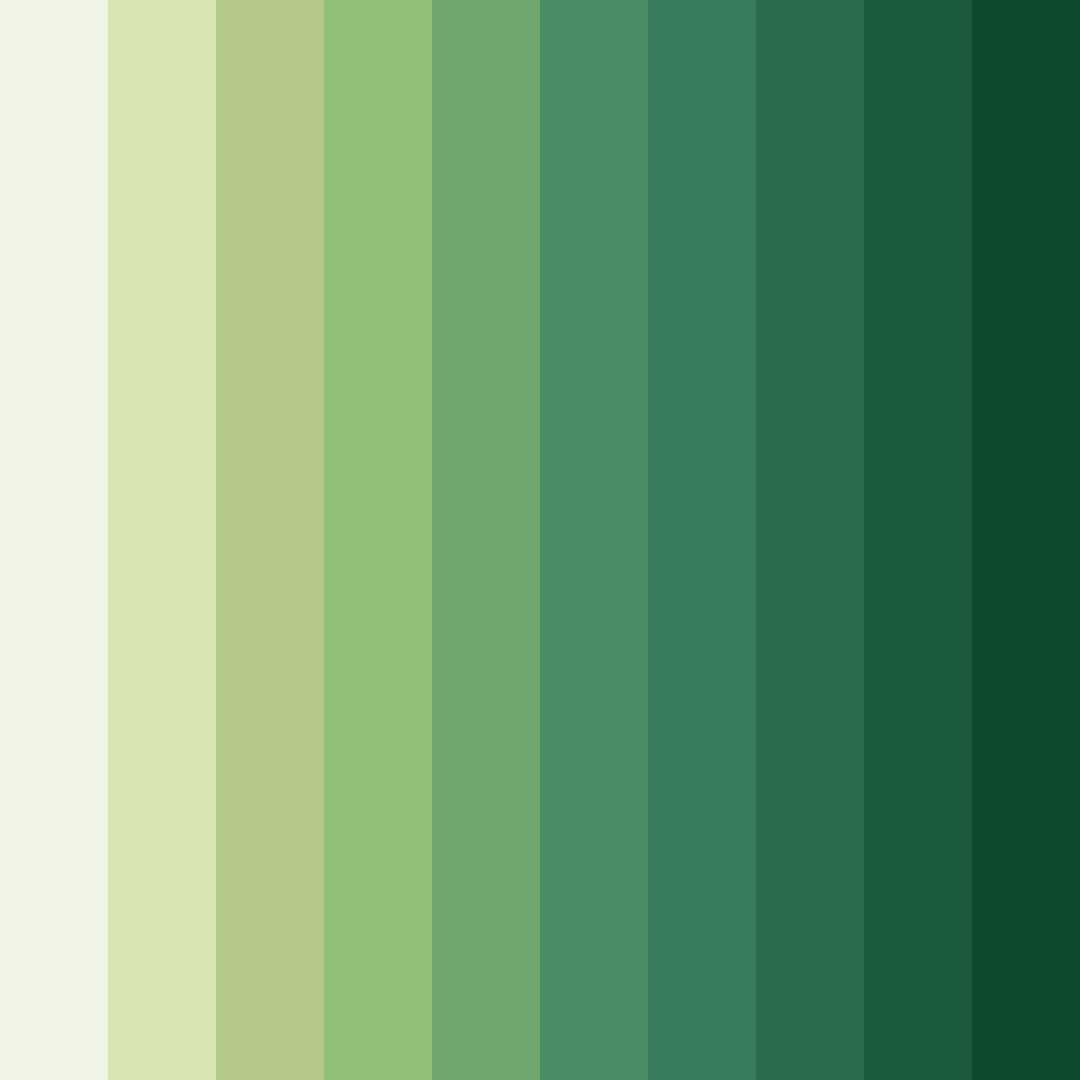 Download serenity in green color palette PNG image (square)