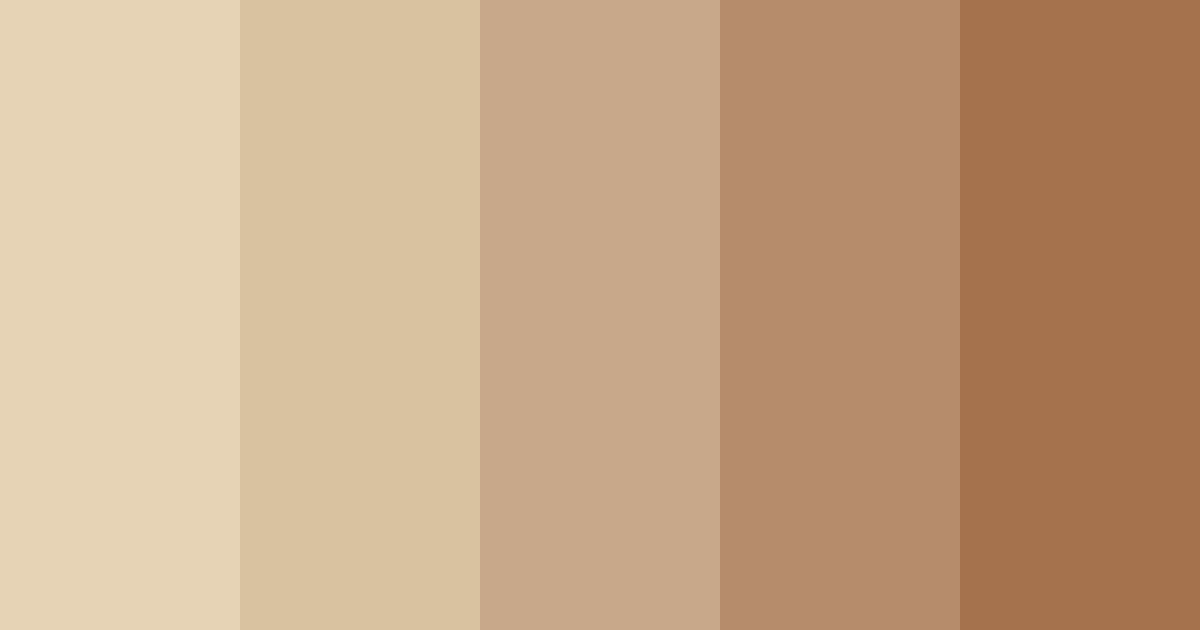 Download warm harvest hues color palette PNG image (landscape)