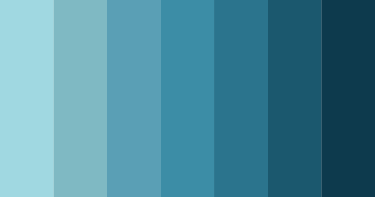 Download blue ocean sunrise color palette PNG image (landscape)