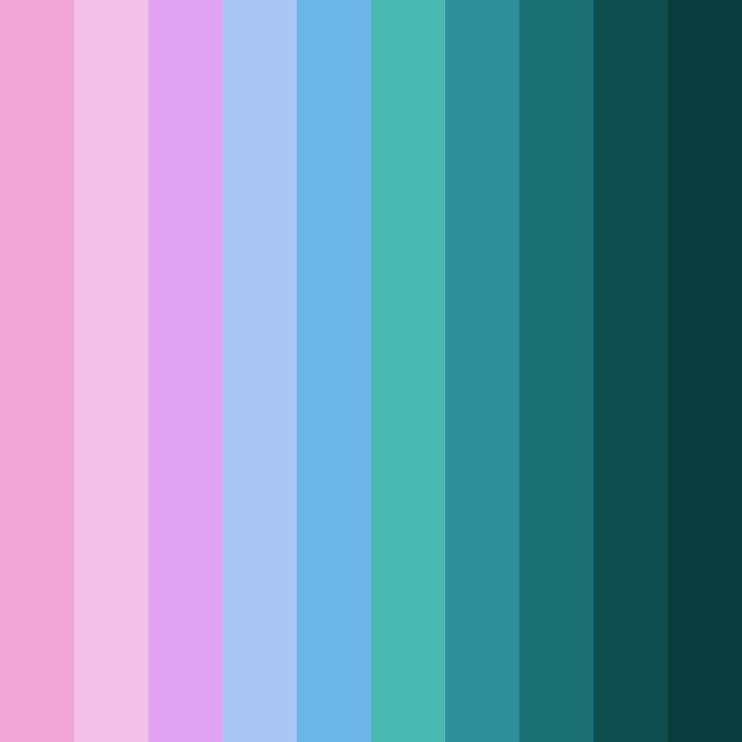 Download enchanted dreamscape color palette PNG image (square)