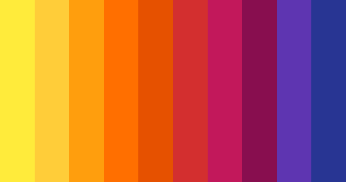 Download radiant fusion color palette PNG image (landscape)